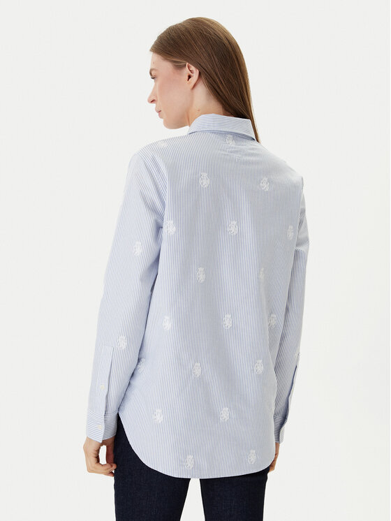 Tommy Hilfiger Tommy Hilfiger Риза WW0WW49386 Светлосиньо Relaxed Fit