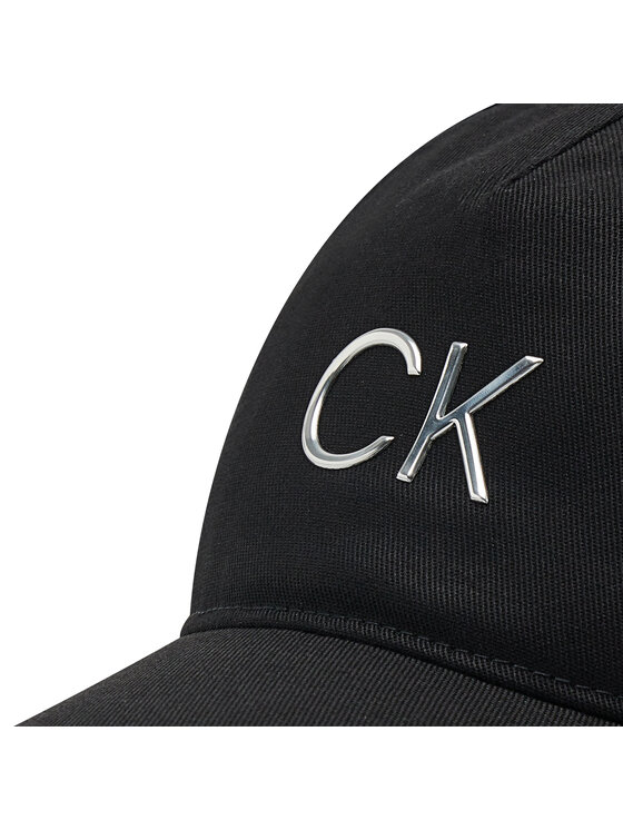 Calvin Klein Calvin Klein Cepure ar nagu Re-Lock Bb Cap K60K609168 Melns
