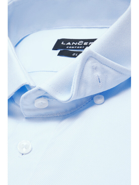 Lancerto Lancerto Koszula Lean KO073224000019 Niebieski Slim Fit