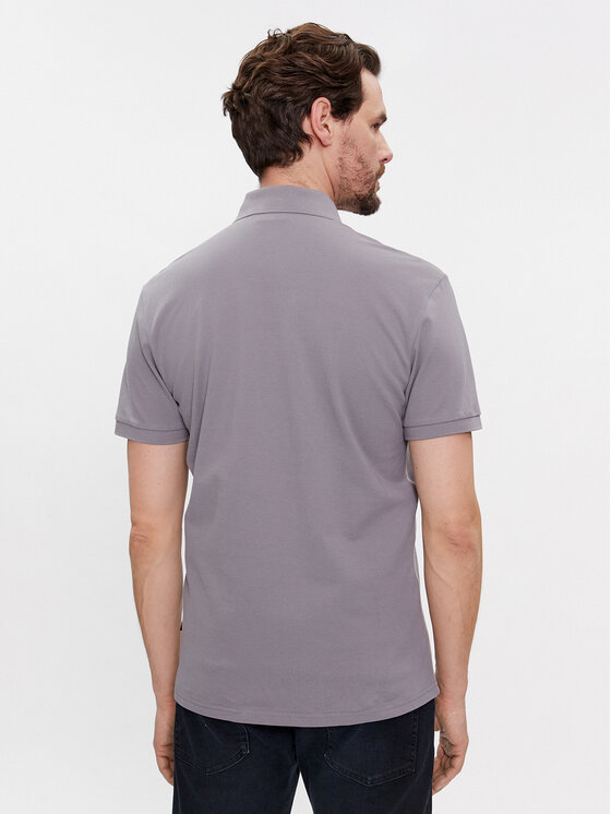 Napapijri Napapijri Polo E-Aylmer NP0A4HTN Pelēks Regular Fit