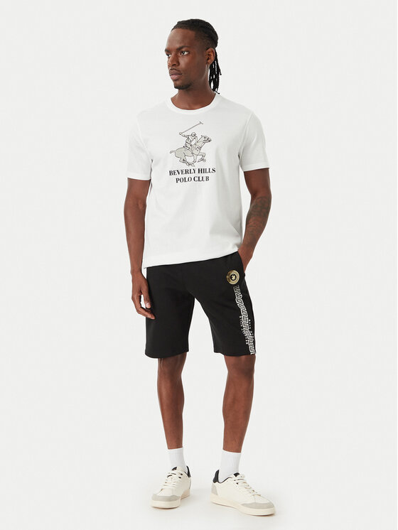 Beverly Hills Polo Club Beverly Hills Polo Club T-Shirt M1619-HR Bílá Regular Fit