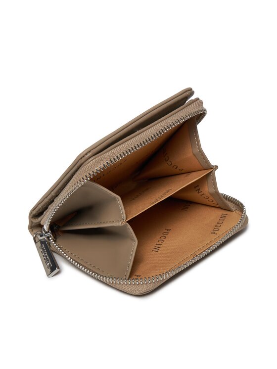 Puccini Puccini Große Damen Geldbörse BLP836A Beige