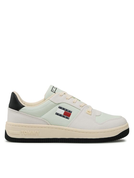 Tommy Jeans Tommy Jeans Снікерcи Basket Canvas EM0EM01163 Зелений