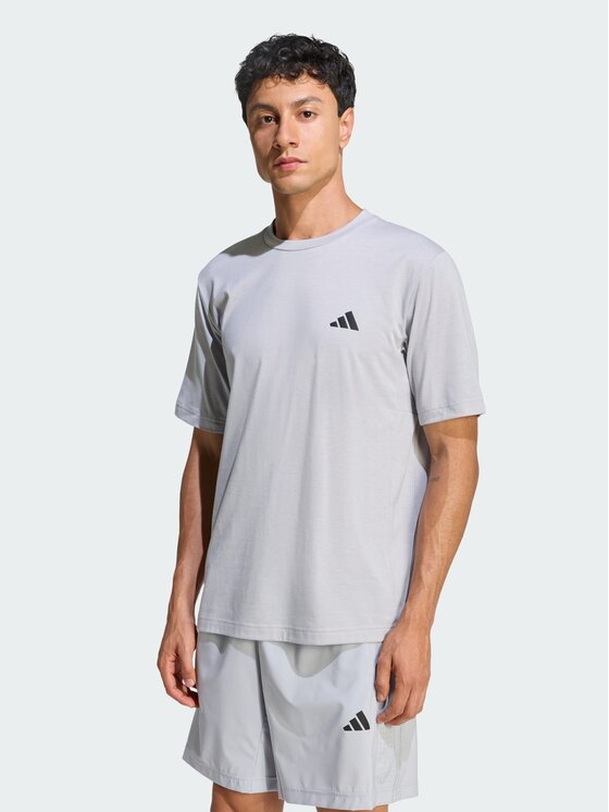 adidas adidas Koszulka techniczna 158826 Szary Regular Fit