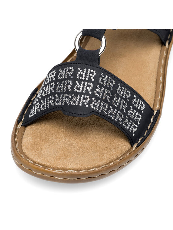 Rieker Rieker Klapki 60863-14 Granatowy