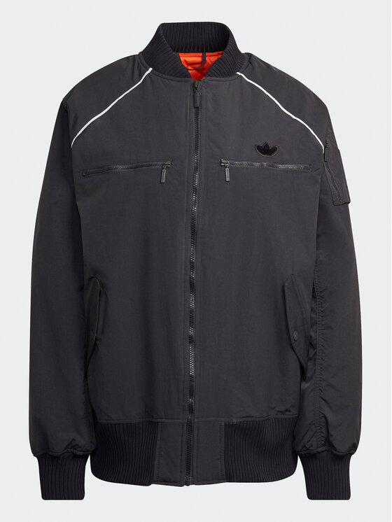 adidas adidas Яке бомбър HK5233 Сив Oversize