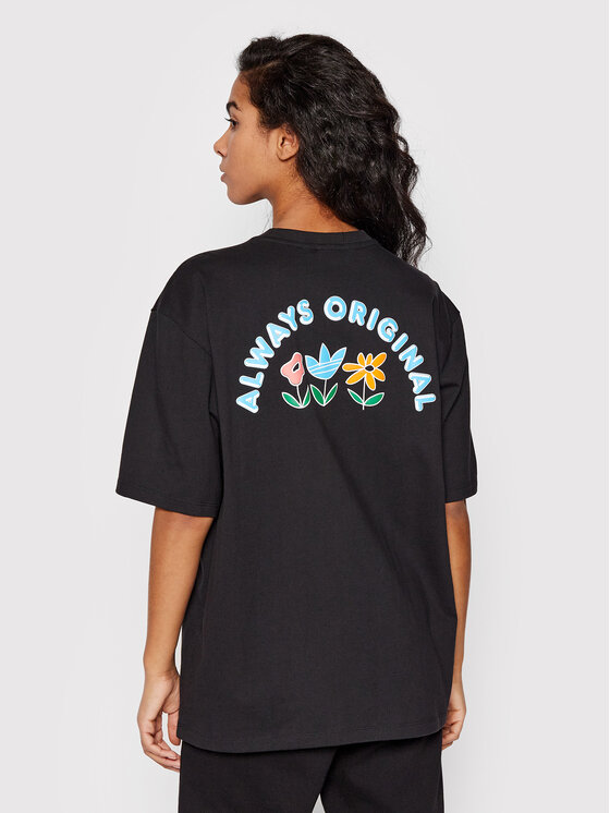 adidas adidas Тишърт Always Original Graphic HD2354 Черен Loose Fit