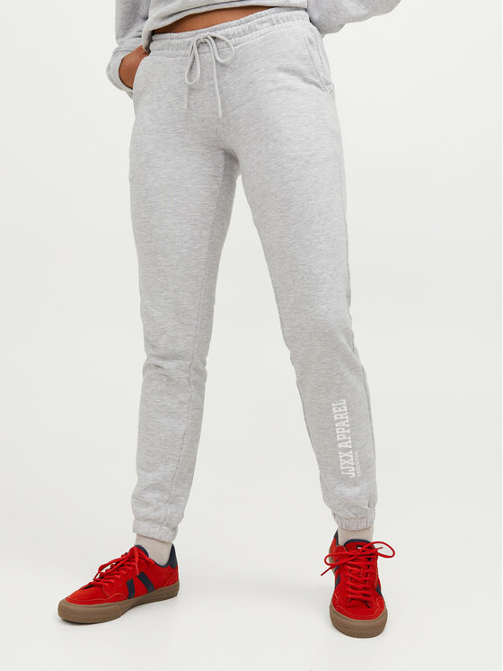 JJXX JJXX Spodnie dresowe Riley 12250114 Szary Slim Fit
