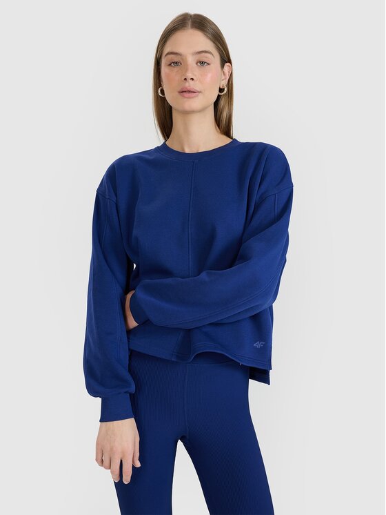 4F 4F Felpa 4FWSS25TSWSF1543-30S Blu Oversize