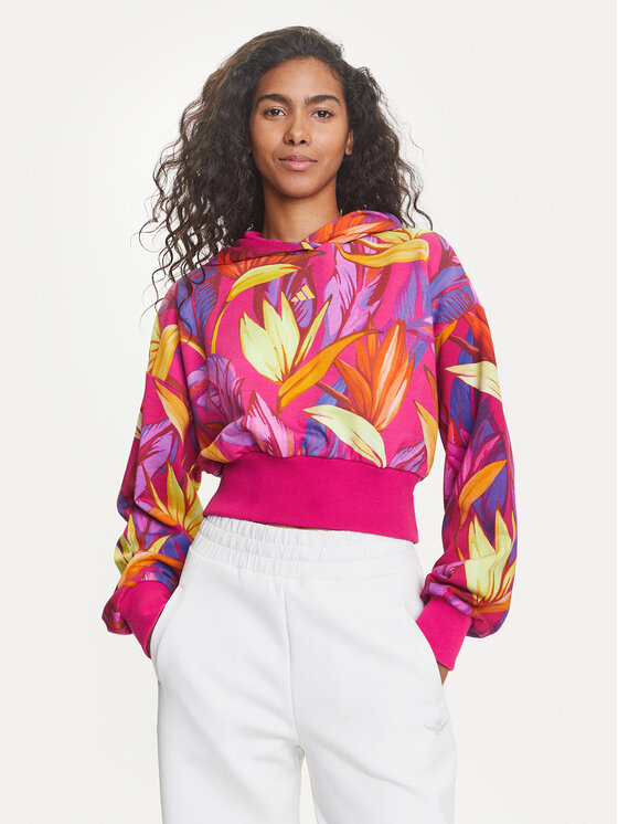 adidas adidas Sweatshirt FARM JD6283 Rosa Loose Fit
