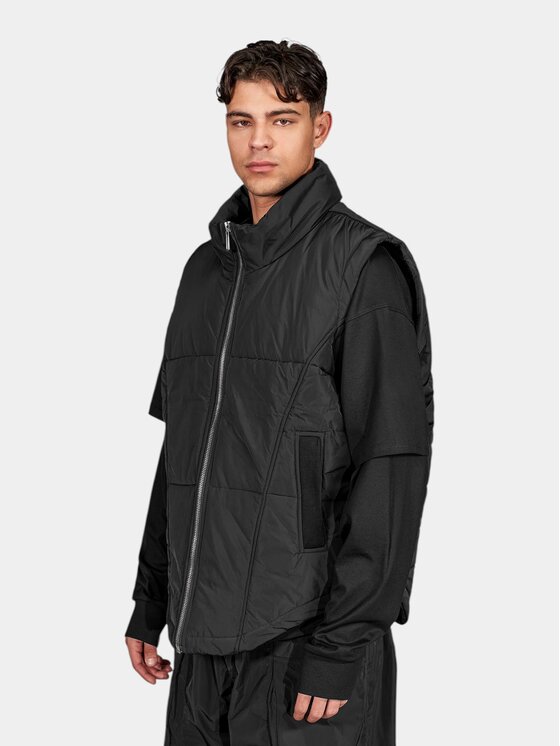 MADE BY SOCIETY MADE BY SOCIETY Kurtka anorak After Dark - V16832 Czarny Basic Fit
