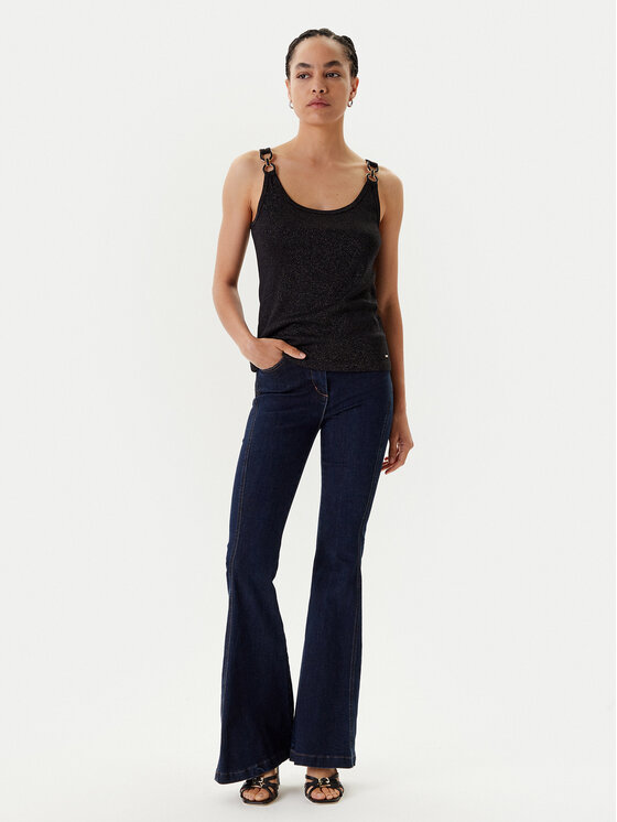 Morgan Morgan Top 251-DIDONI Czarny Slim Fit