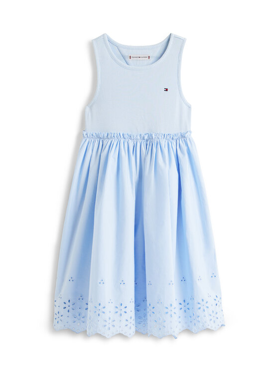 Tommy Hilfiger Tommy Hilfiger Letné šaty KG0KG09148 Svetlo modrá Regular Fit