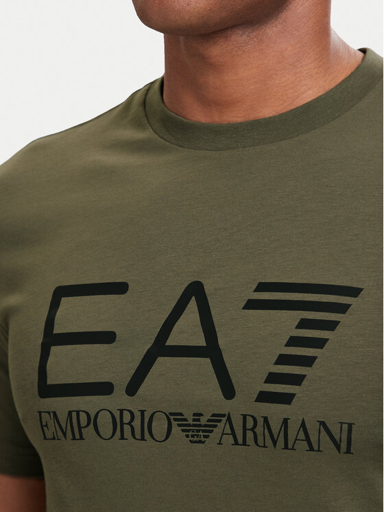 EA7 Emporio Armani EA7 Emporio Armani T-Shirt 7M001412 AF22264 U7014 Dunkelgrün Regular Fit
