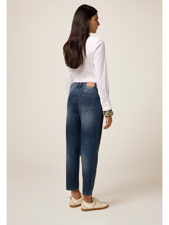 Oltre Oltre Jeans P409R008681N024 Blu Regular Fit