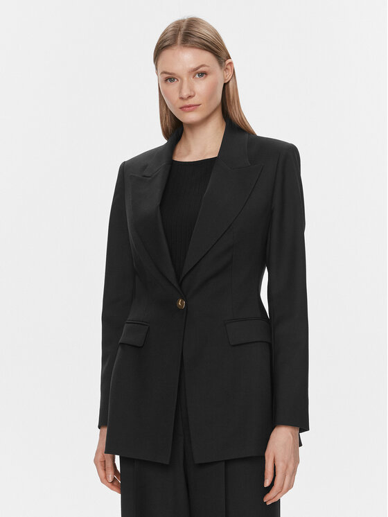 IVY OAK IVY OAK Švarkas IO119086 Tamsiai mėlyna Regular Fit