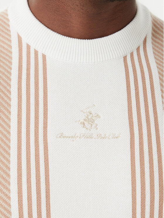 Beverly Hills Polo Club Beverly Hills Polo Club T-Shirt M7611-HR Bílá Regular Fit
