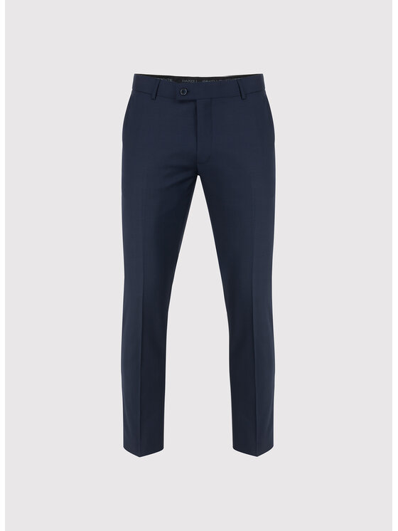 Pako Lorente Pako Lorente Spodnie garniturowe P25WF-6G-006 Granatowy Super Slim Fit