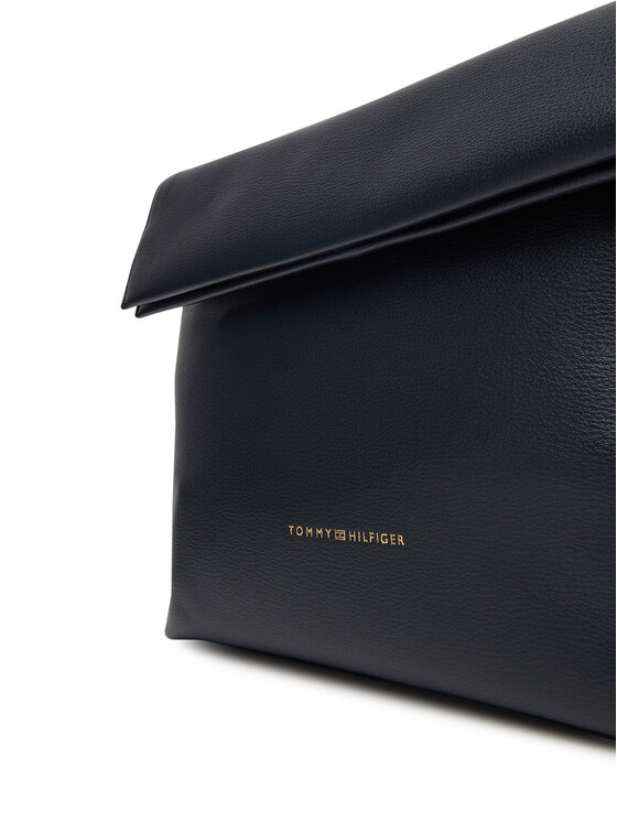 Tommy Hilfiger Tommy Hilfiger Handtasche Th Logotape Med Crossover AW0AW17692 Dunkelblau