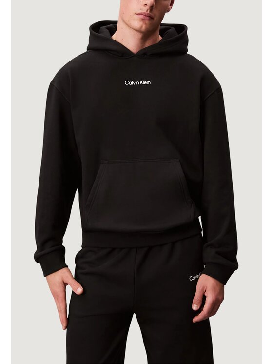 Calvin Klein Calvin Klein Μπλούζα LIFESTYLE PULLOVER H Μαύρο Over Fit