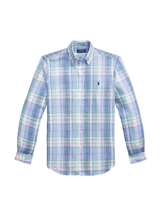 Polo Ralph Lauren Polo Ralph Lauren Camicia 710B16705002 Blu Regular Fit