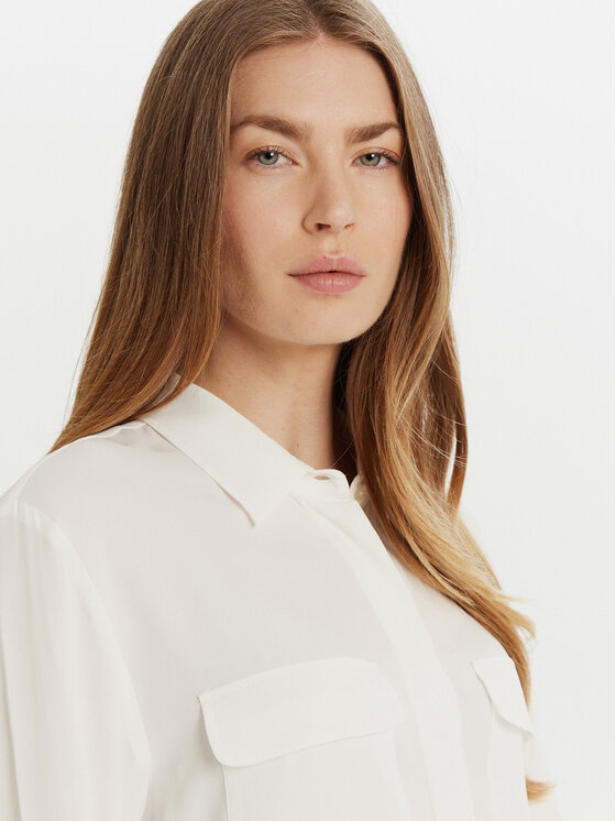 Marella Marella Camicia Ordine 2513111151 Bianco Regular Fit