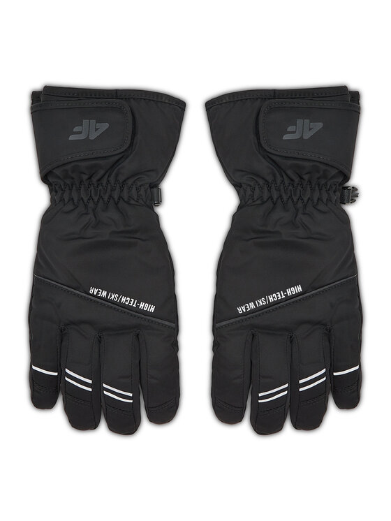 4F Smučarske rokavice H4Z22-REM002 Črna