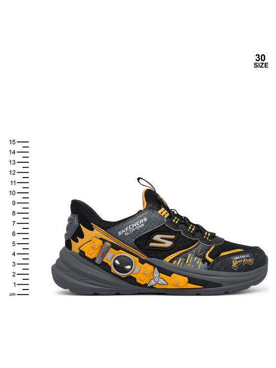 Skechers Skechers Sneakersy Slip-Ins: Hyper-Quest 404212L/BKYL Czarny