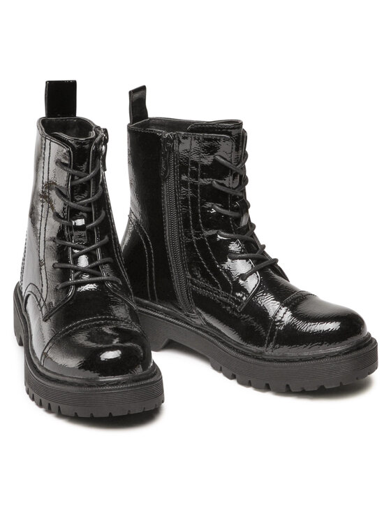 DeeZee DeeZee Schnürstiefeletten CS5587-01 Schwarz