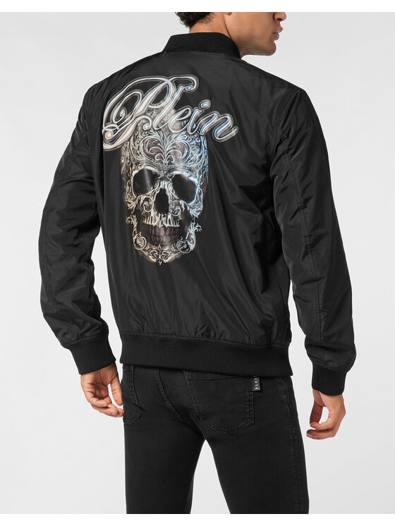 PHILIPP PLEIN PHILIPP PLEIN Bunda bomber 27027 Černá Regular Fit