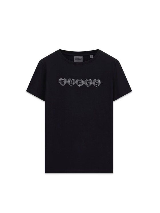Guess Guess Marškinėliai 183668 Juoda Classic Fit