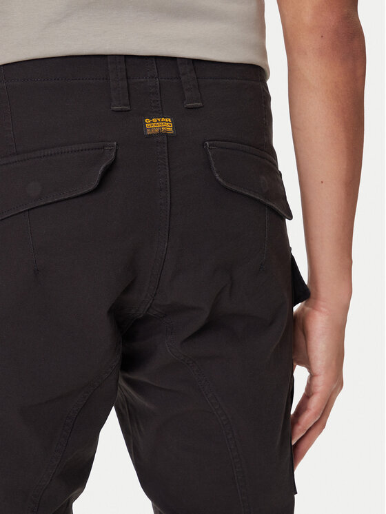 G-Star Raw G-Star Raw Текстилни панталони Zip Pocket 3D D24307-E172 Черен Skinny Fit