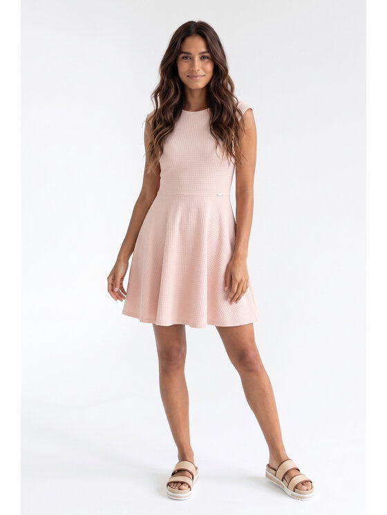 FIGL FIGL Každodenní šaty M1369 Růžová Regular Fit