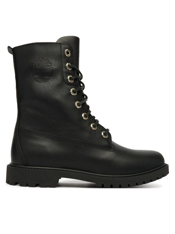 Timberland Timberland Schnürschuhe Premium 8 Inch Lace Up Wp TB0A43MXW021 Schwarz