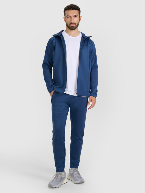 4F 4F Spodnie dresowe 4FWAW25TFTRM0936-32S Niebieski Regular Fit