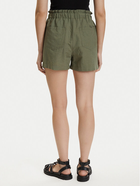 Tommy Jeans Tommy Jeans Pantalon scurți din material DW0DW22227 Verde închis Regular Fit