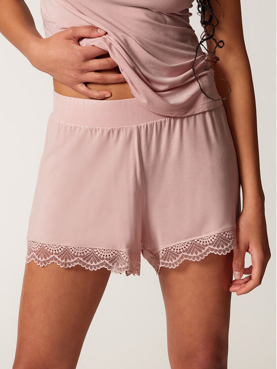 Skiny Skiny Bavlnené šortky 82615 Ružová Comfortable Fit
