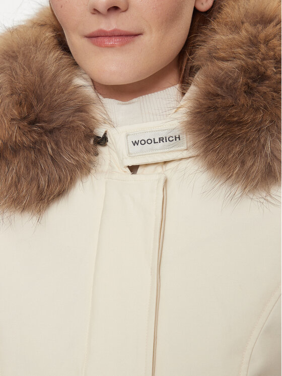 Woolrich Woolrich Μπουφάν πουπουλένιο Arctic Raccoon CFWWOU0538FRUT0001 Εκρού Regular Fit