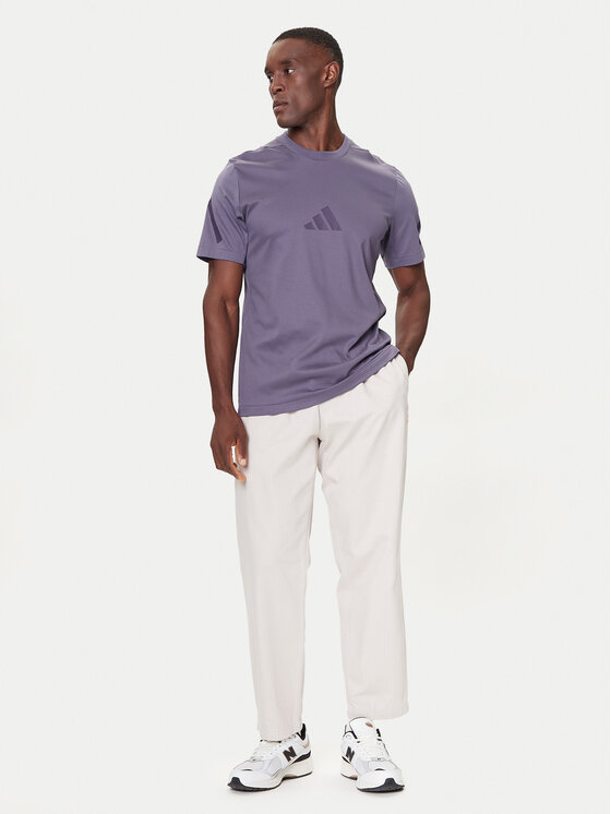 adidas adidas Тишърт Z.N.E. JW4740 Виолетов Regular Fit