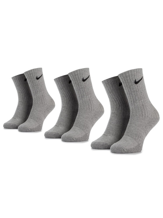 Nike Nike Set de 3 perechi de șosete lungi de damă SX6842 063 Gri