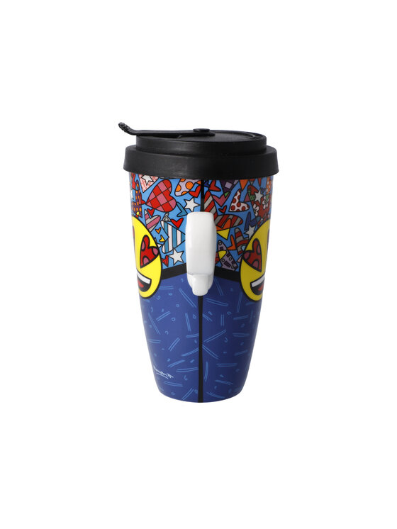 Goebel Goebel Kubek podróżny R.Britto-I Love You Kolorowy