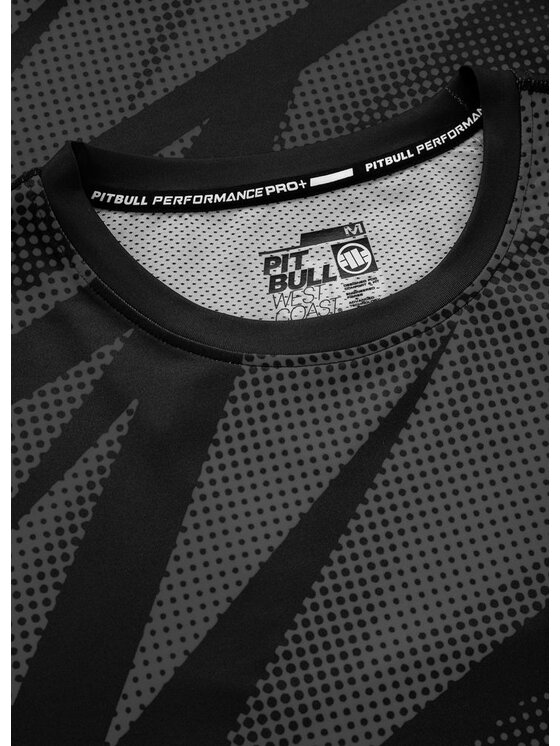 PITBULL PITBULL Koszulka techniczna Longsleeve Mesh Performance Pro plus Dot Camo II XL Szary Regular Fit