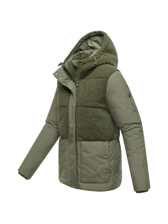 Marikoo Marikoo Kurtka zimowa Sheeta Zielony Regular Fit