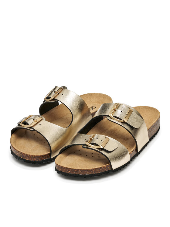 Geox Geox Natikači D Brionia D35LSL 000BN C2012 Zlata