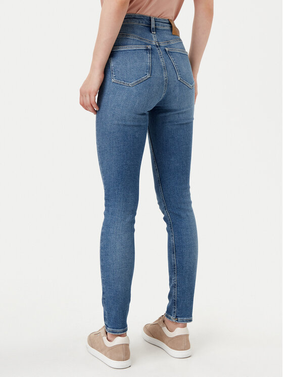 Calvin Klein Jeans Calvin Klein Jeans Jeansy J20J224492 Granatowy Skinny Fit