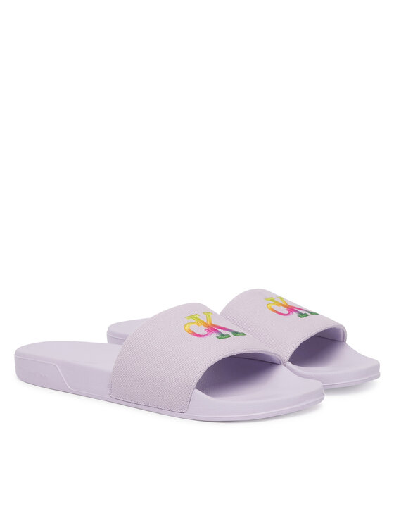 Calvin Klein Calvin Klein Ciabatte Essential Slide Pride Cv Wn HW0HW03297 Viola chiaro