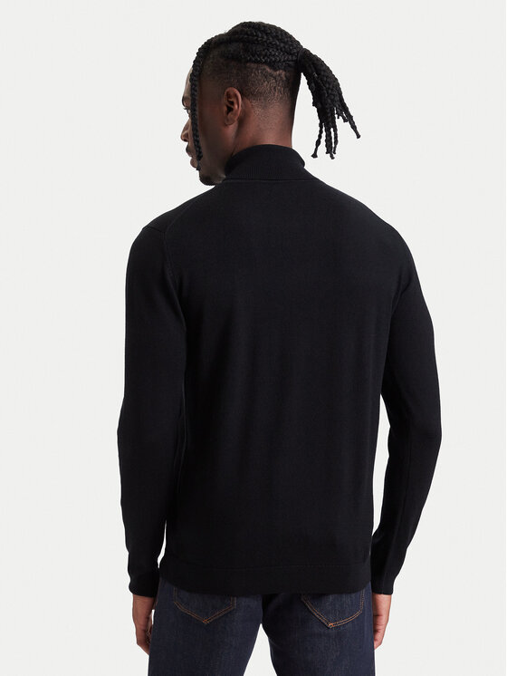 KARL LAGERFELD KARL LAGERFELD Golf 655058 564399 Czarny Regular Fit