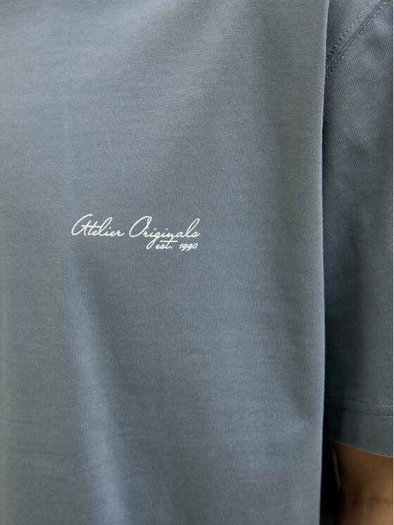 Jack & Jones Jack & Jones T-Shirt Islington 12273015 Modrá Loose Fit