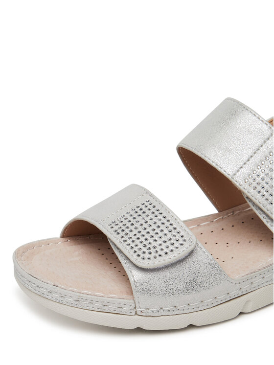 Clara Barson Clara Barson Sandalen WS040801-01 Silberfarben