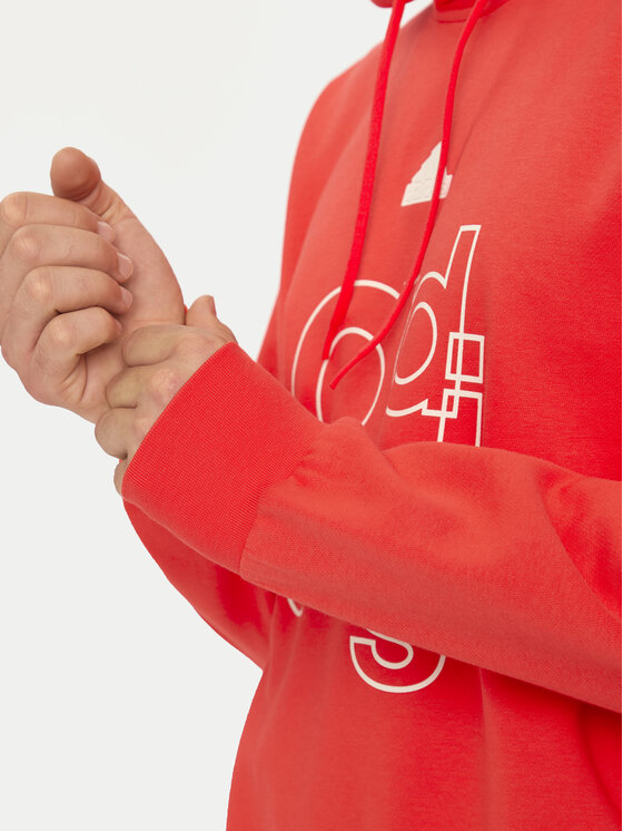 adidas adidas Sweatshirt Graphic Print IS1991 Rot Regular Fit